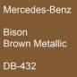 Preview: Mercedes-Benz, Bison Brown Metallic, DB-432.